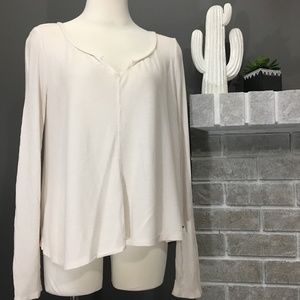 American eagle soft and sexy waffle long sleeve